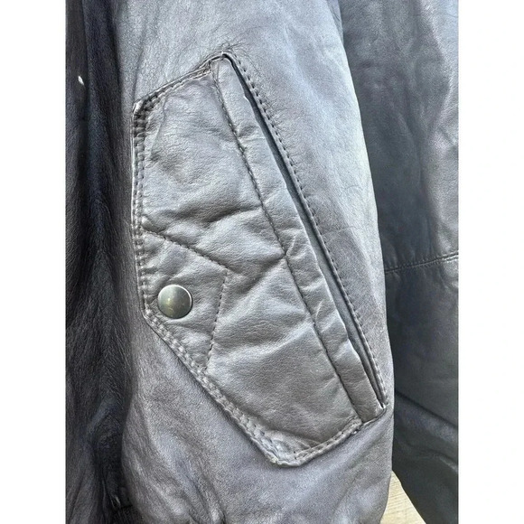 Vintage Members Only Bomber Jacket Europe Craft Men's 44 Brown‎ Made In Korea - Picture 7 of 16